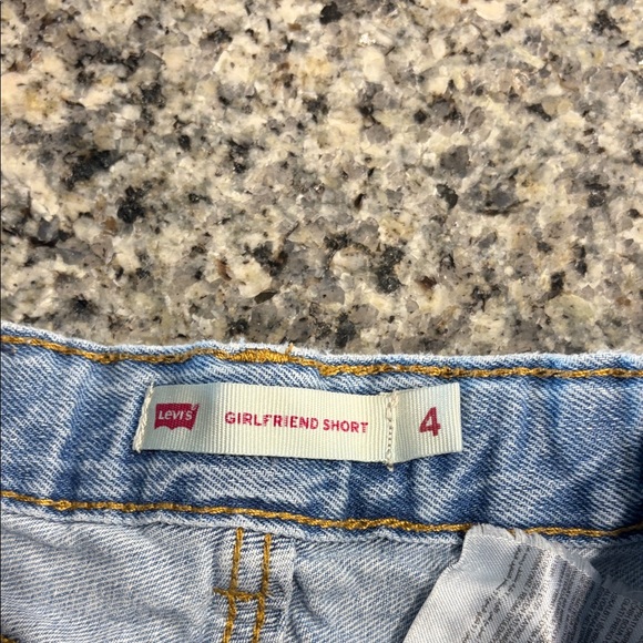 Levi's Light Blue Denim Kids Shorts - Picture 7 of 15